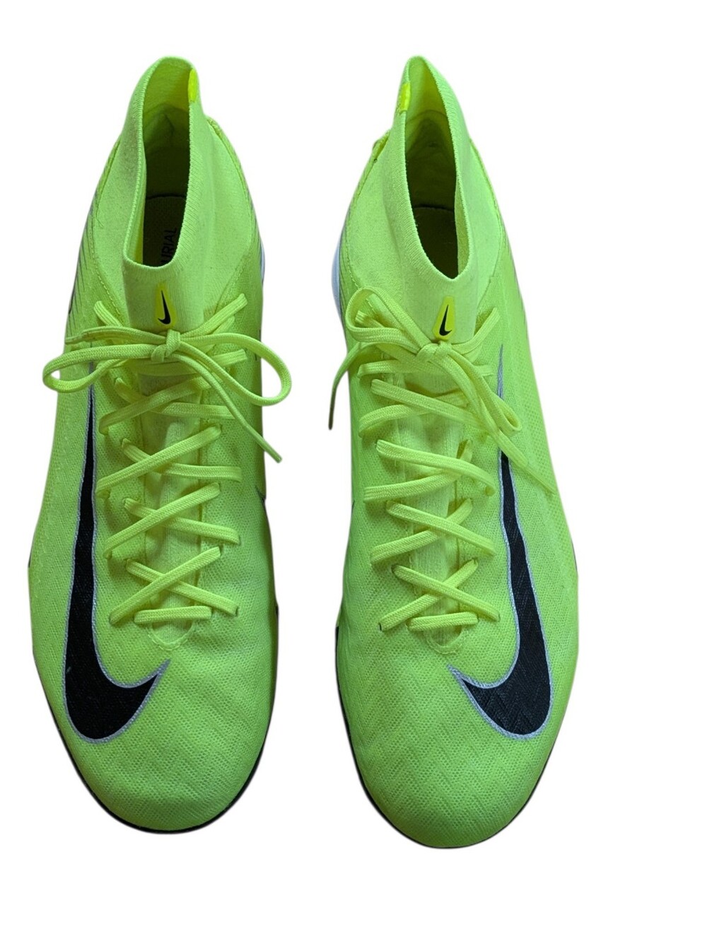 Nike Mercurial Superfly 10 Academy TF Volt/Black Flyknit Mens Size 9.5 - Picture 3 of 11
